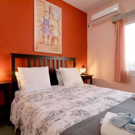 Seaside, Relaxing Family House With Playground! Villa Lavrys 4 Marathos Exteriör bild