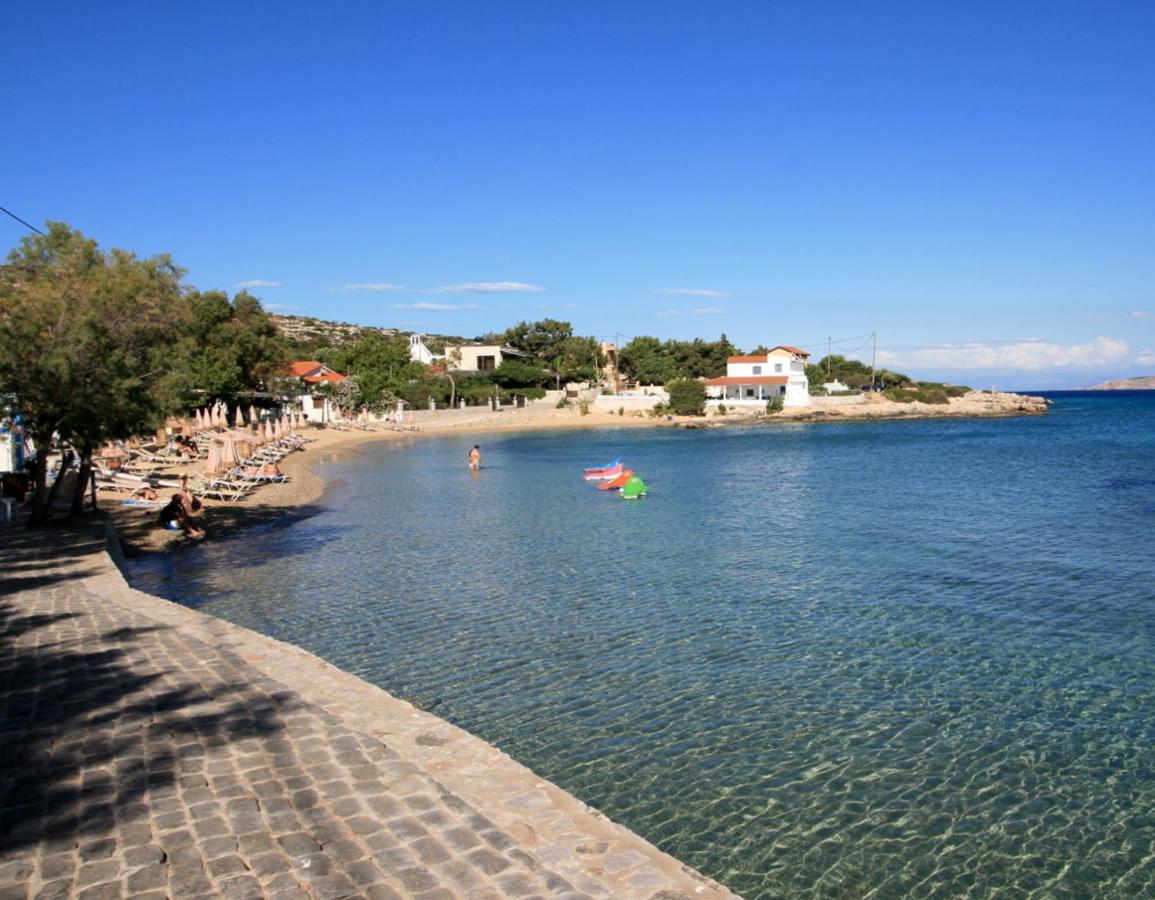 Seaside, Relaxing Family House With Playground! Villa Lavrys 4 Marathos Exteriör bild