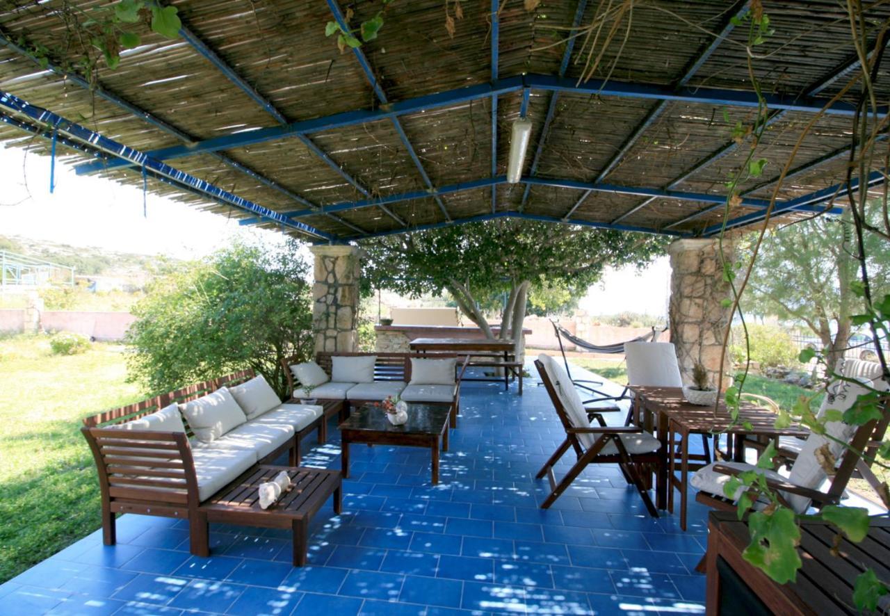 Seaside, Relaxing Family House With Playground! Villa Lavrys 4 Marathos Exteriör bild